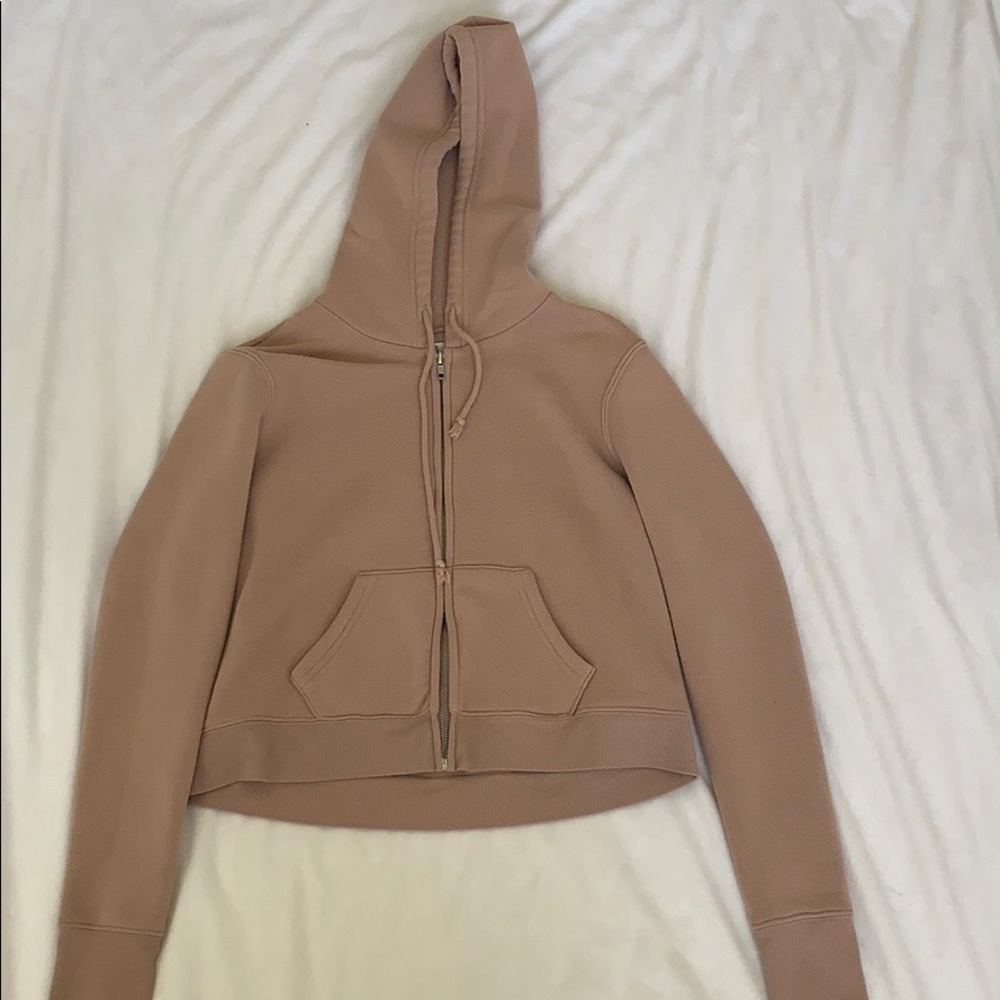 Tan cropped jacket